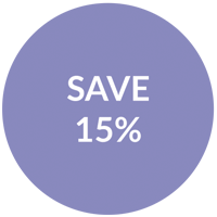 Save 15 Percent Badge